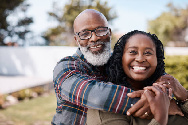 Portrait of a mature couple spending quality time together outdoors Portrait of a mature couple spending quality time together outdoors